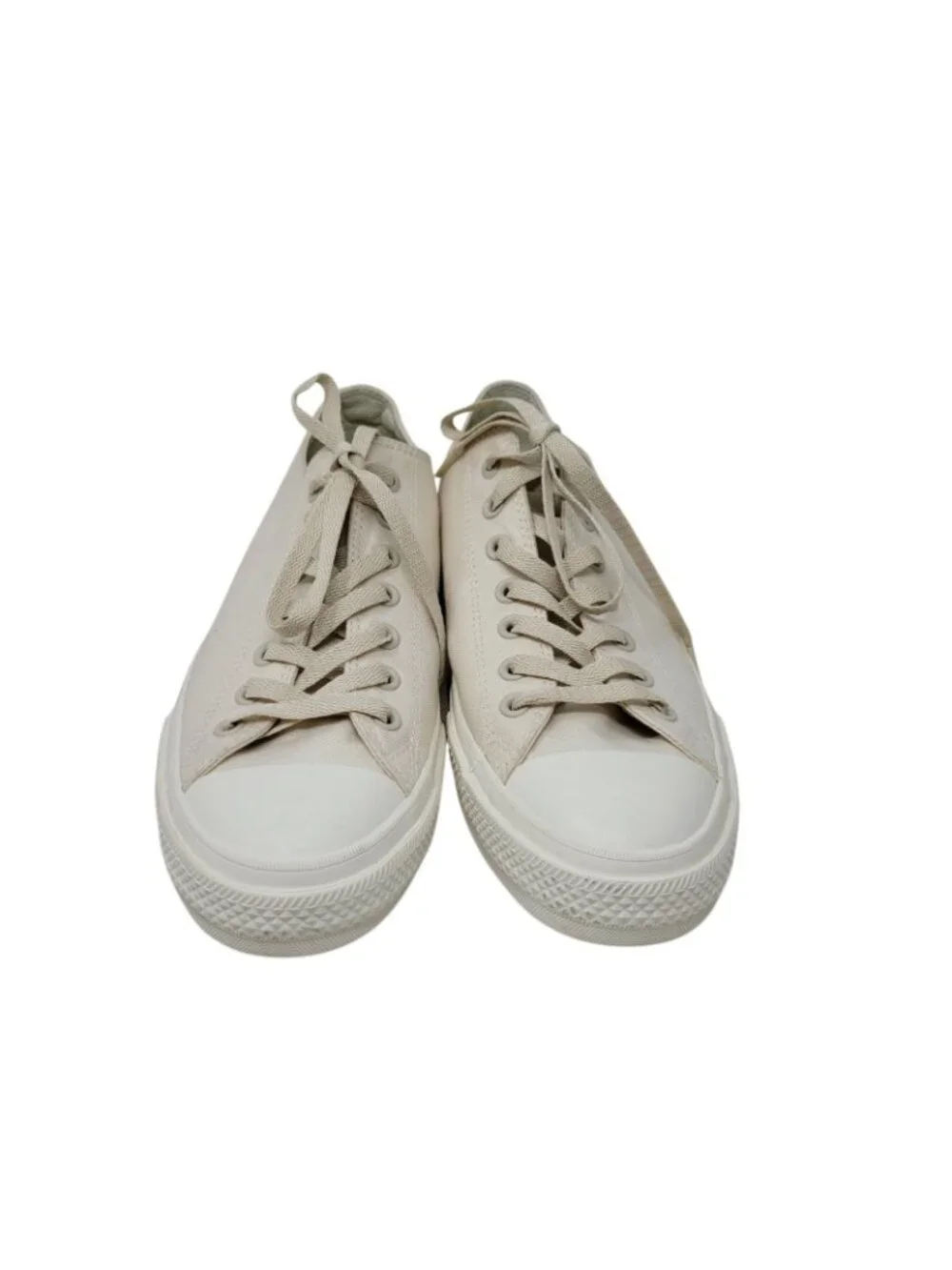NEW Converse Chuck Taylor II Lunarlon Men Low Top Tan Sneakers Size 11 US cream - Picture 3 of 12